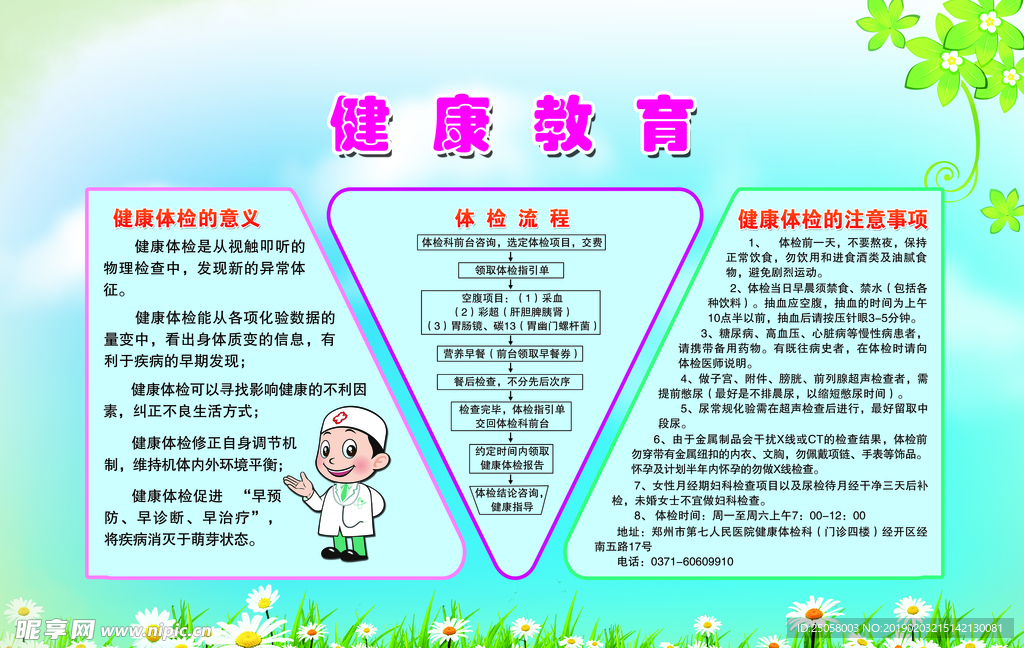 健康教育展板