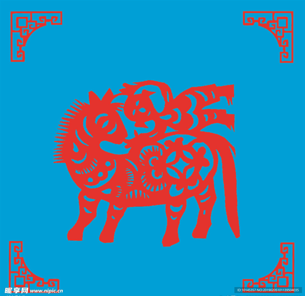 马剪纸