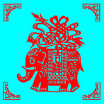 吉祥如意剪纸