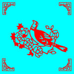 花鸟剪纸
