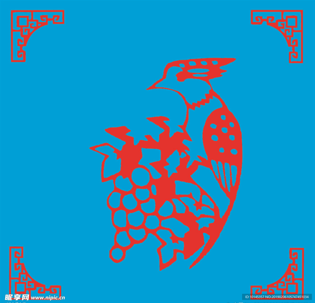 鸟儿剪纸