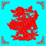 猫咪剪纸