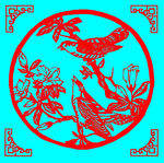 花鸟剪纸