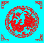 鸡剪纸