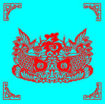 莲年有余剪纸