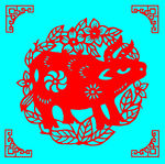 牛剪纸