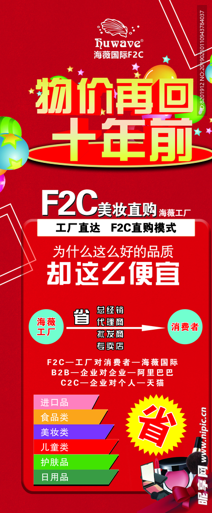 海薇F2C展架