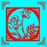 花卉剪纸
