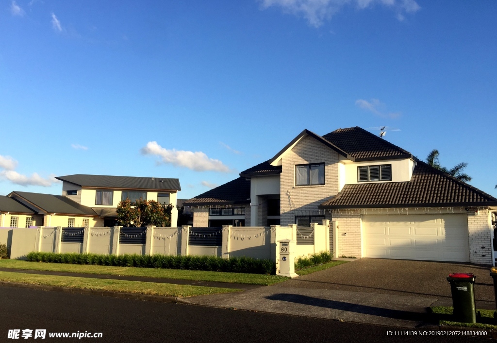 奥克兰小镇风景