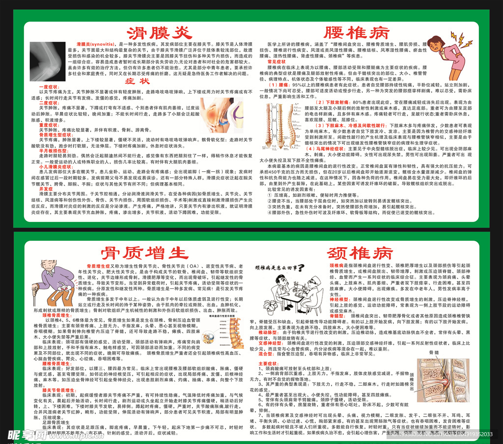 骨质增生 颈椎病症状