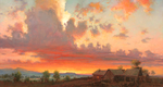 精美山水风景景物油画装饰画