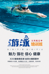 游泳培训班海报