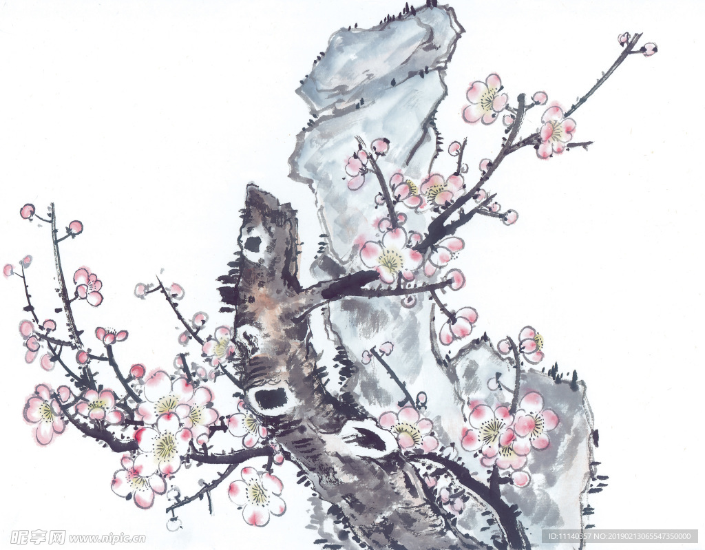 梅花国画