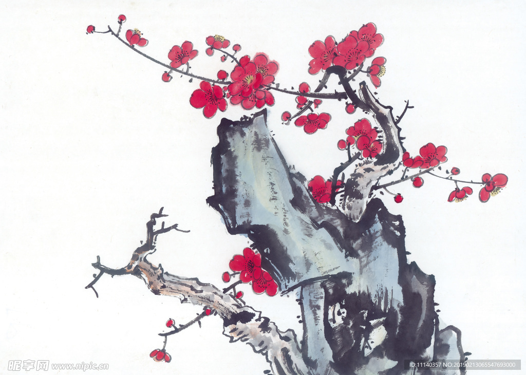 梅花国画