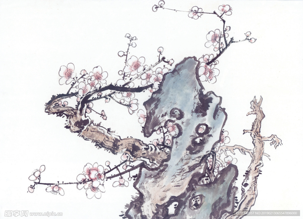 梅花国画