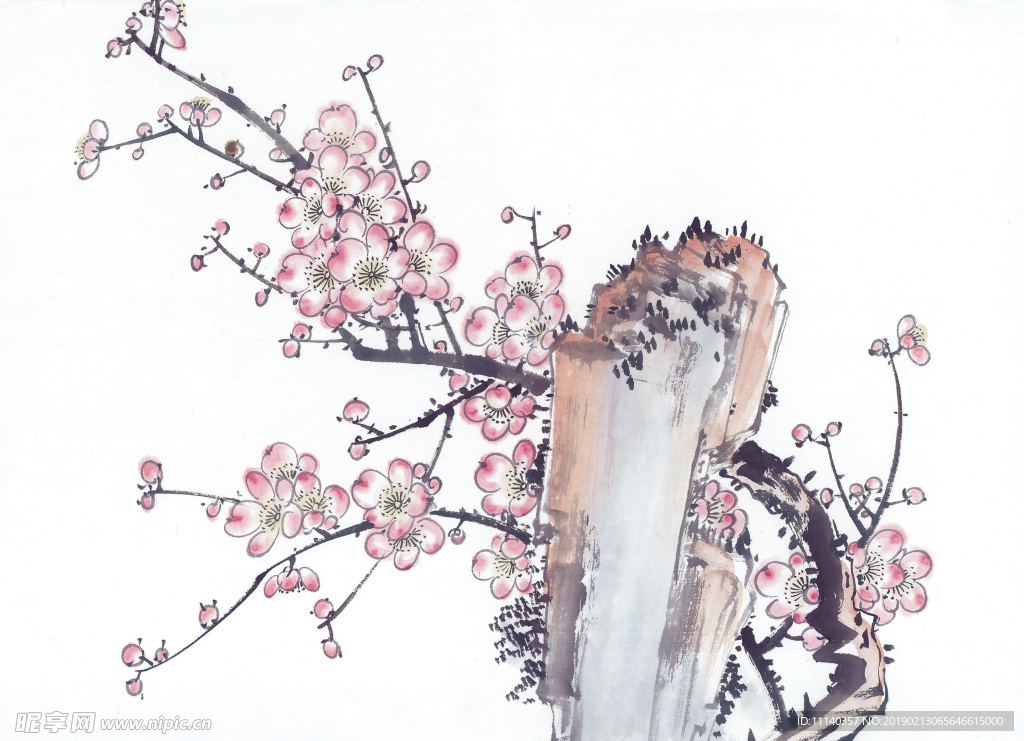 梅花国画