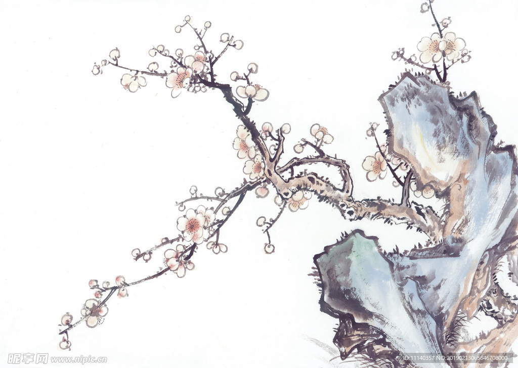梅花国画