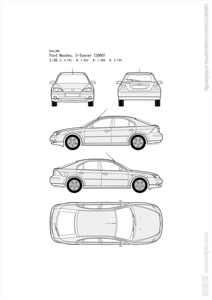 手绘汽车设计图
