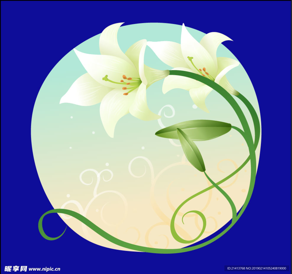 手绘花卉素材