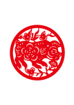 猪剪纸