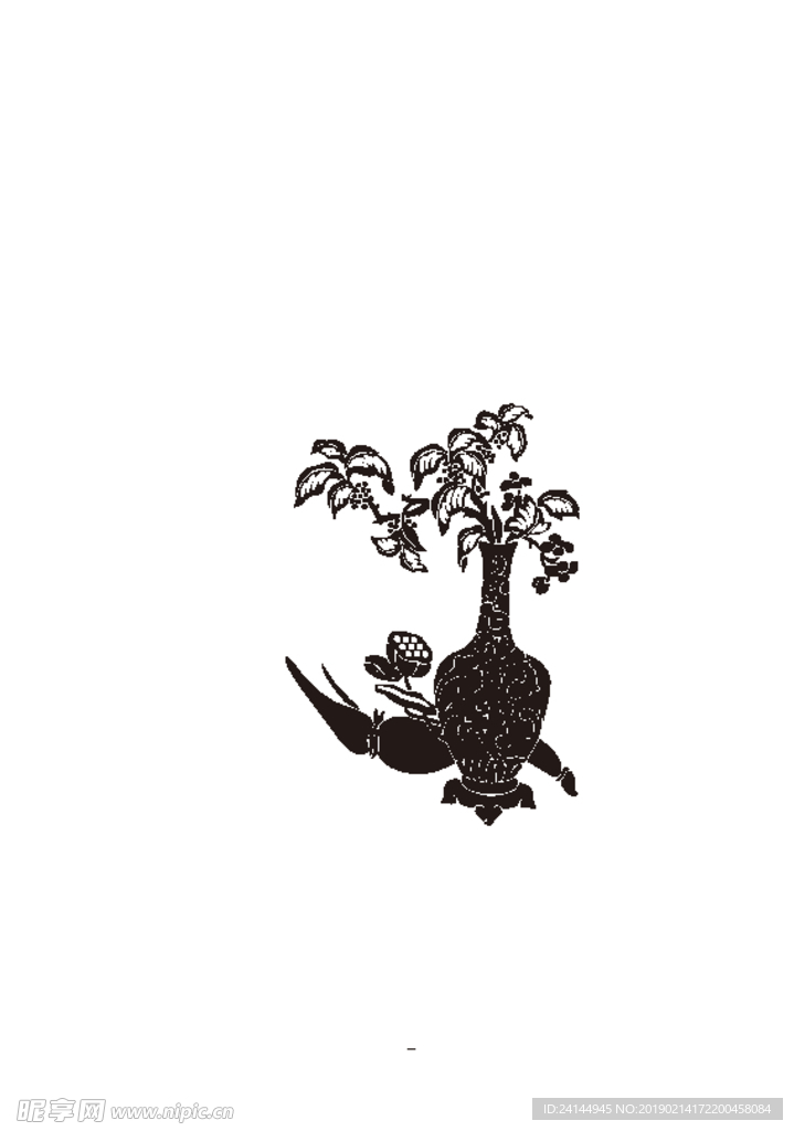 花瓶图案