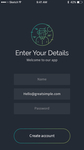 手机 APP 登录页