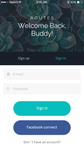 手机 APP 登录页