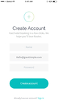 手机 APP 登录页