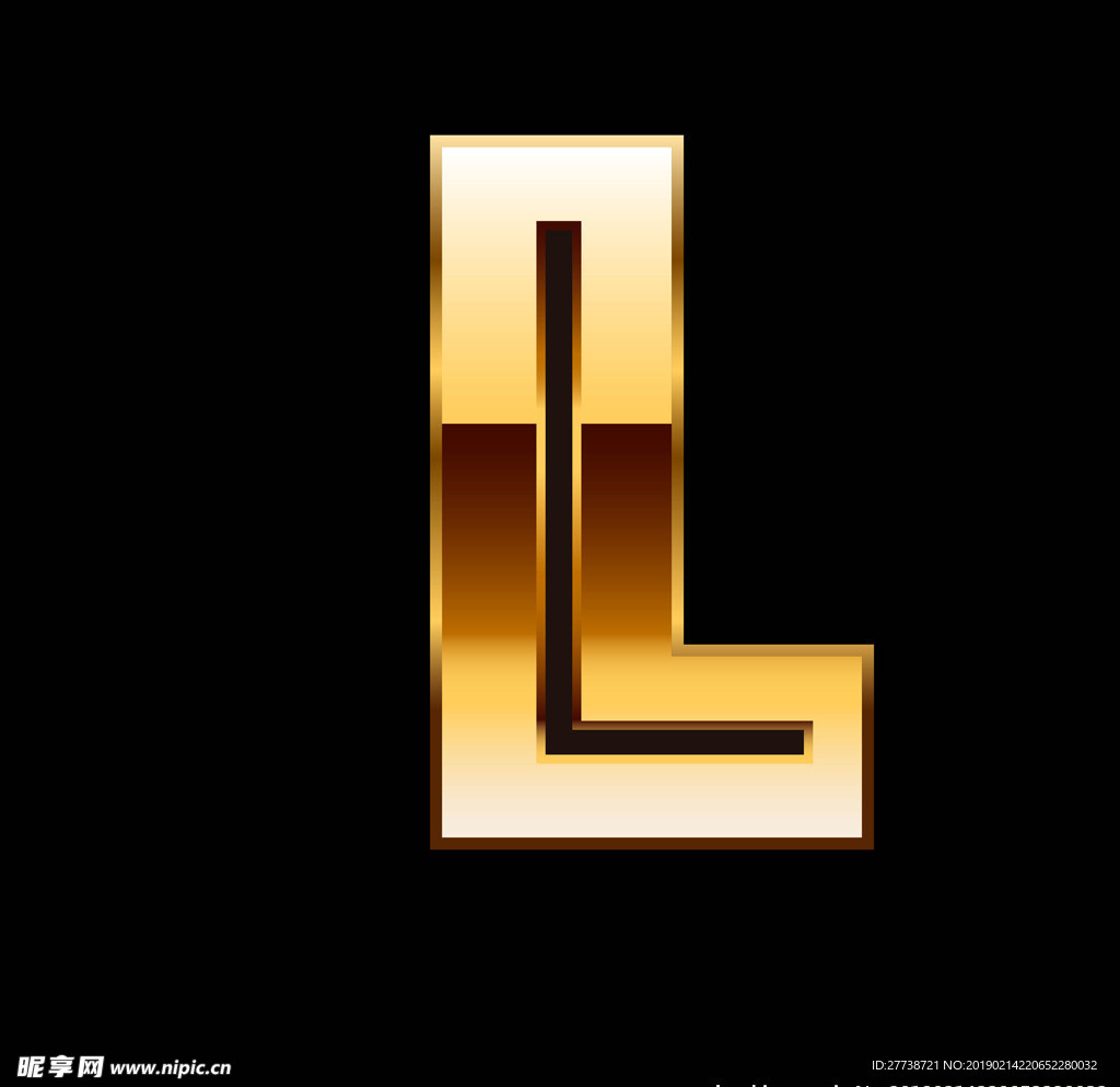 矢量英文字母