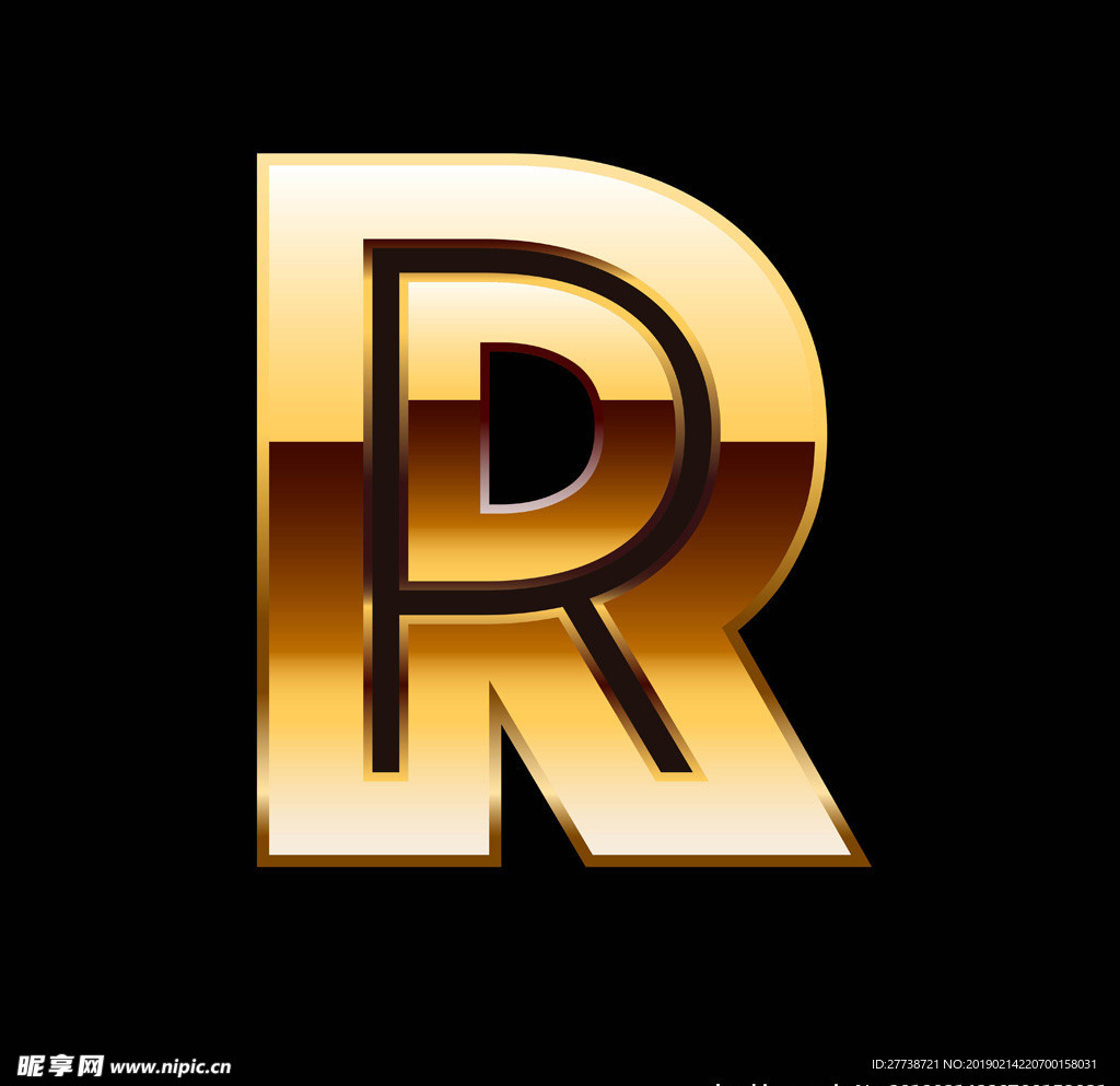 矢量英文字母