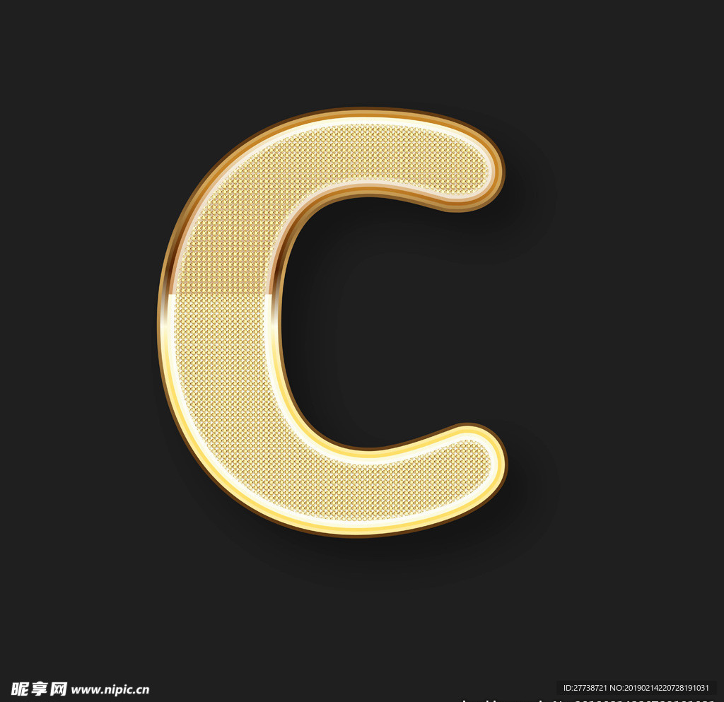 矢量英文字母