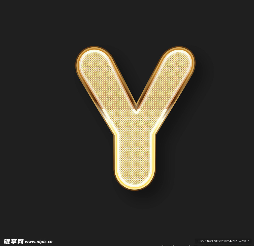矢量英文字母