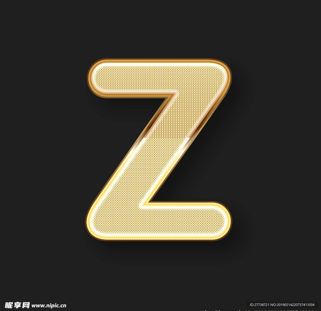 矢量英文字母