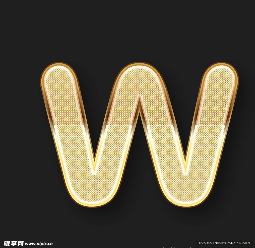 矢量英文字母