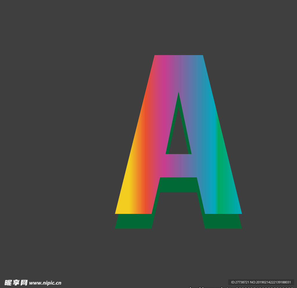 矢量英文字母