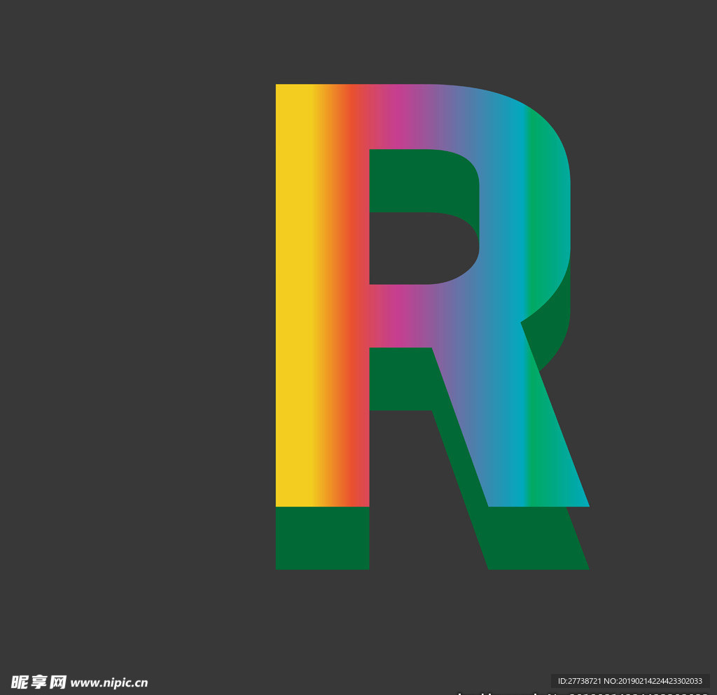 矢量英文字母