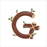 矢量英文字母