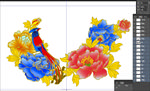 花鸟花纸