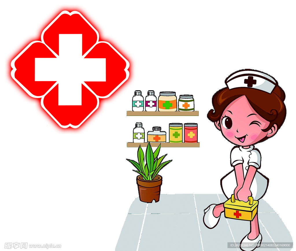 医院小人 标志