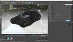C4D蝙蝠战车渲染