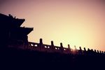 紫禁城黄昏北京故宫落日