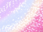 马卡龙色碎花背景
