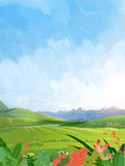 蓝天背景