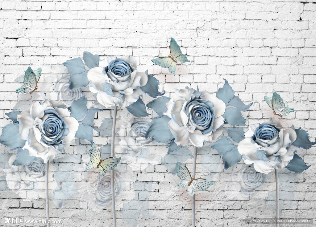 现代北欧背景墙