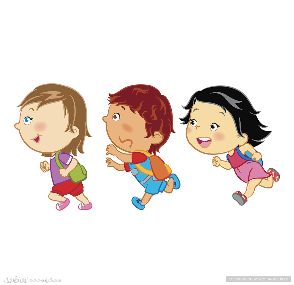 卡通小孩
