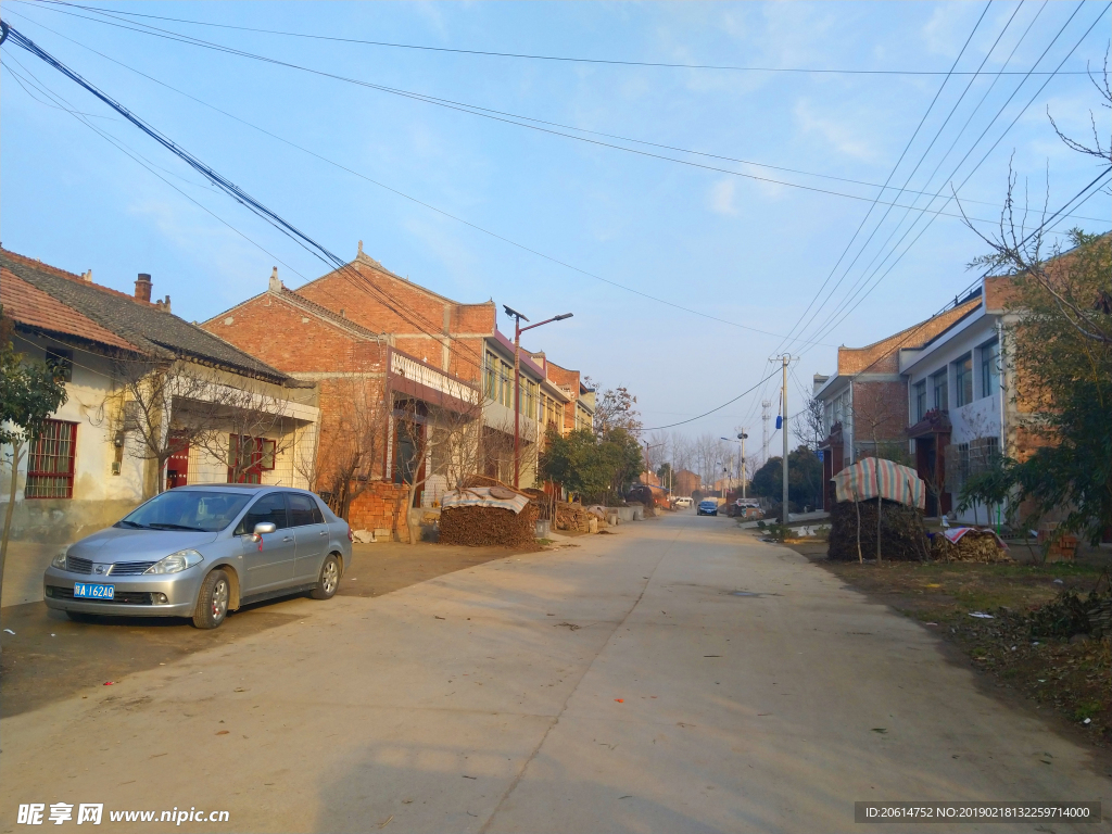 美丽的乡村道路风景