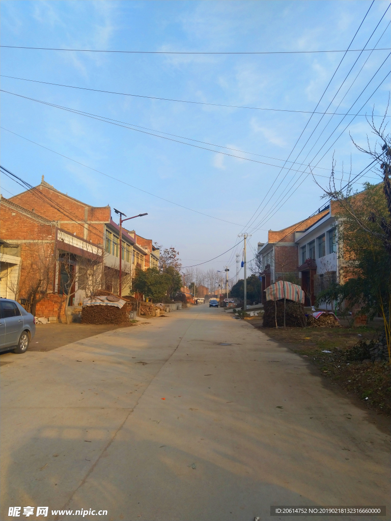 美丽的乡村道路风景