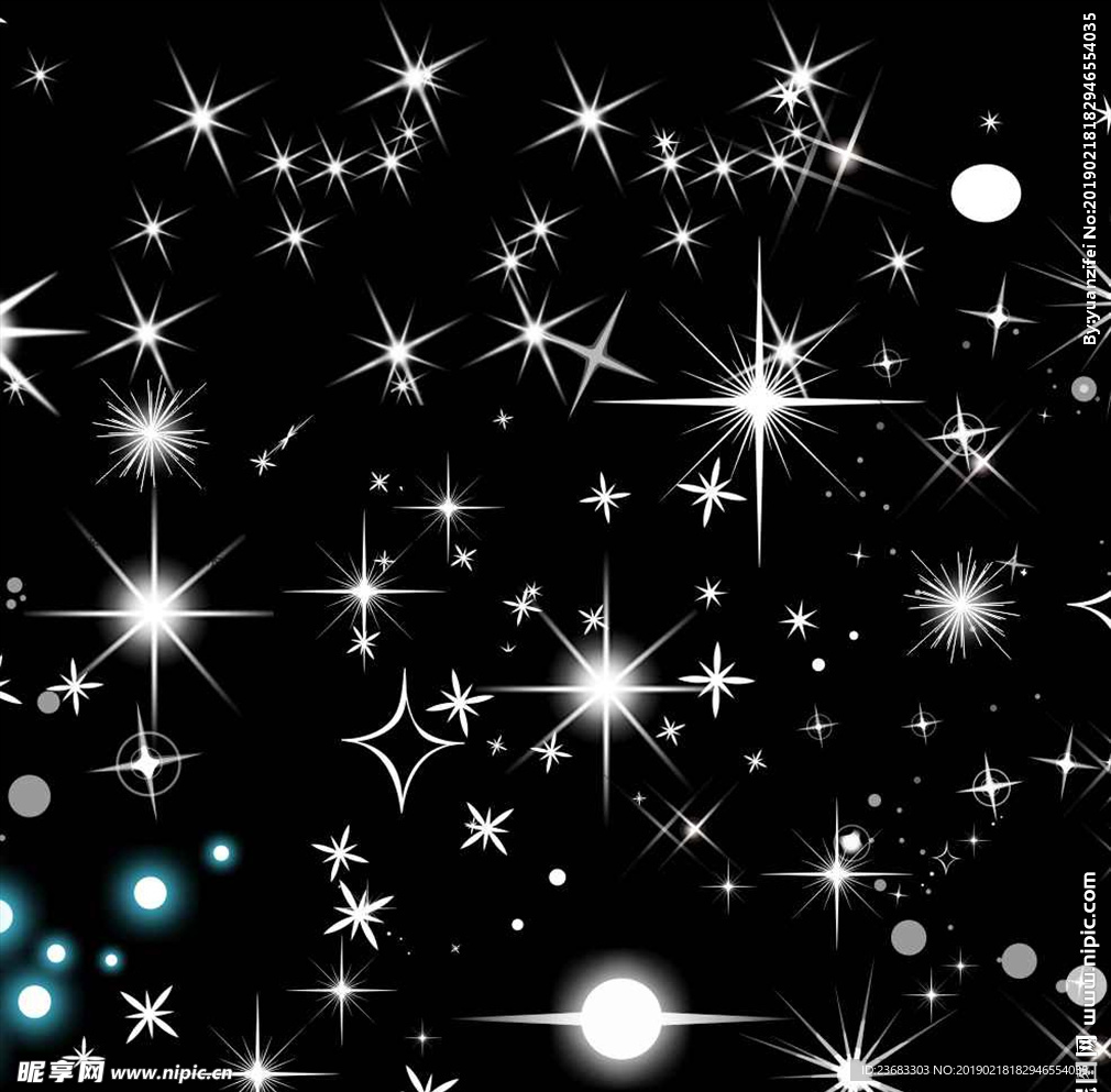 闪亮星星素材