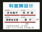 科室牌门牌门牌喷印双面东西湖
