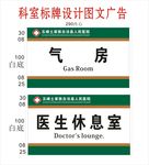 科室牌医院门前挂牌设计